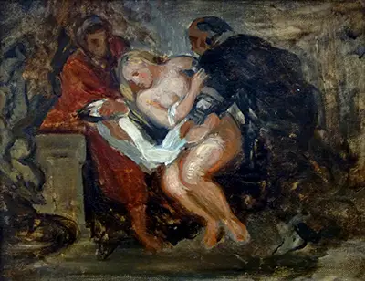 Susanna and the Elders Eugene Delacroix